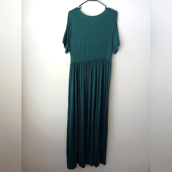 Xpenyo Green Maternity Long Maxi Dress Size XL Pre-owned - Picture 4 of 5